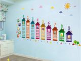 Reusable Vinyl Wall Murals Amazon Encoco Learning Wall Decals for Kids Educational