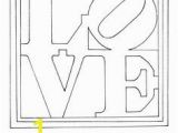 Robert Indiana Love Coloring Page 24 Best Robert Indiana Images On Pinterest