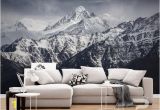 Rocky Mountain Wall Mural Mountain Wall Mural Winter Landscape Wallpaper Wall Mural Self Adhesive Peel & Stick Mural Rocky Mountain Wall Covering