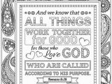 Romans 8 28 Coloring Page Two Bible Coloring Pages Romans 8 28 and Romans 2 12