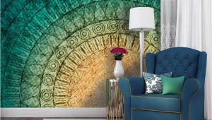 Rooms with Wall Murals A Mural Mandala Wall Murals and Photo Wallpapers Abstraction