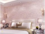 Rose Gold Wall Mural Glow4u Removable Peel and Stick Pink Damask Wallpaper Mural Roll Prepasted Self Adhesive Non Woven Fabric Home Decor Wall Paper