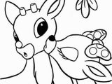 Rudolph the Red Nosed Reindeer and Santa Coloring Pages Clarice Kiss Rudolph the Red Nosed Reindeer Coloring Page