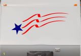 Rv Vinyl Murals Flag Stars and Stripes Rv Camper 5th Wheel Motorhome Vinyl Decal