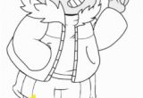 Sans Undertale Coloring Pages Undertale Printables