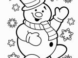 Santa and Snowman Coloring Pages Free Printable Christmas Coloring Pages for Kids