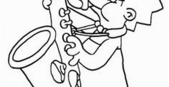 Saxophone Coloring Pages 110 Best Coloring Pages the Simpsons Images On Pinterest