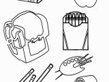 School Supplies Coloring Pages Printables Free Drawing School at Getdrawings