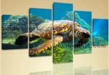 Sea Turtle Wall Mural Wall Art Hd Print Canvas Sea Turtle Decorative Mural Abstract