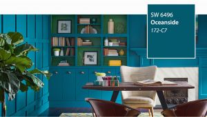 Sherwin Williams Wallpaper Murals Introducing the 2018 Color Of the Year Oceanside Sw 6496