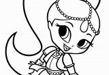 Shimmer and Shine Coloring Pages Online Shimmer and Shine to Colour Shimmer Coloring Pages Printable