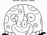 Sight Word Coloring Pages for Kindergarten 1 500 Ladybugs