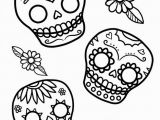 Simple Day Of the Dead Coloring Pages Dia De Los Muertos Day Of the Dead Free to Color for