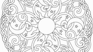 Simple Geometric Designs Coloring Pages Celestial Mandala Box Card and Coloring Page