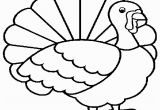 Simple Turkey Coloring Page Turkey Print Out