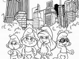 Smurf Movie Coloring Pages the Smurfs In town Coloring Pages for Kids Printable Free
