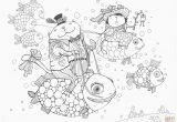 Snowman Coloring Pages for Kindergarten Snowman Coloring Pages for Kindergarten Activity Coloring Pages