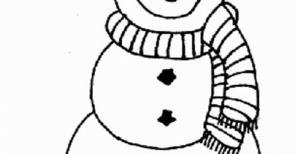 Snowman with Scarf Coloring Page Free Snowman & Scarf Coloring Page Christmas Snowman 19