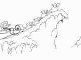 Snowy Mountain Coloring Page Snow