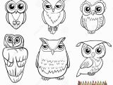 Snowy Owl Coloring Page Owl Characters Coloring Page Stock Vector Illustration Of