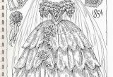 Social Studies Coloring Pages 1800 S 1854 Bridal Fashion Paper Doll Coloring Page Ventura