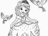 Sofia the First Coloring Page Printable Ausmalbilder Prinzessin sofia Ideen Einzigartig Princess