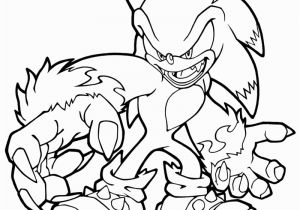 Sonic Unleashed Coloring Pages to Print sonic the Werehog Coloring Pages to Print Az Sketch