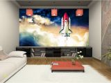 Space Shuttle Wall Mural Details About Space Shuttle Wallpaper Mural Boy Room Cosmos
