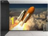 Space Shuttle Wall Mural Wallpaper Border Outer Space solar System Space Shuttle