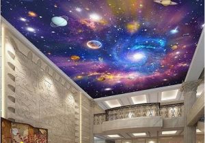 Space Wall Mural Wallpaper 3d Galaxy Stars Universe Wallpaper for Ceiling or Wall