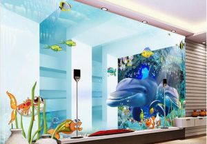 Space Wall Mural Wallpaper 3d Room Wallpaper Custom Mural Space Underwater World Dolphin Tv Background Wall Picture 3d Wall Murals Wallpaper for Walls 3 D Free Wallpapers