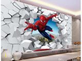 Spiderman Wallpaper Murals Murals 3 D Spiderman Batman Iron Man Personality Background
