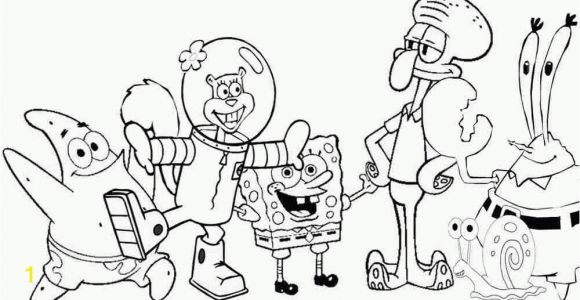 Spongebob and His Friends Coloring Pages Spongebob and Friends Colouring Pages Page 3 Coloring Home