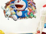 Spongebob Wall Mural 3d Cartoon Doraemon Wall Sticker Home Decoration Wall Decals for