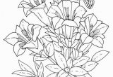 Spring Flowers Coloring Pages for Adults Spring Flowers Coloring Page Flowers Cloring Pages Printable