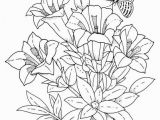 Spring Flowers Coloring Pages for Adults Spring Flowers Coloring Page Flowers Cloring Pages Printable