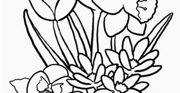 Spring Flowers Colouring Pages 13 Elegant Spring Flowers Coloring Pages