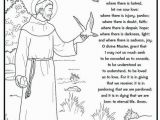 St Francis Of assisi Coloring Page Saint Francis Of assisi
