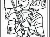 St Joan Of Arc Coloring Page Saint Joan Of Arc Coloring Page
