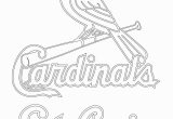 St Louis Cardinals Printable Coloring Pages St Louis Cardinals Logo Coloring Page