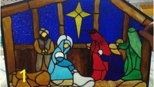 Stained Glass Wall Mural Vidrieras Navidad
