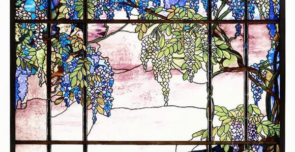 Stained Glass Wall Murals Tiffany Stained Glass Panel View Of Oyster Bay