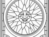 Stained Glass Window Coloring Pages Glass Free Clipart 71