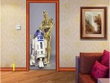 Star Destroyer Wall Mural Amazon R2d2 C 3po Star Wars Door Wrap Decal Wall