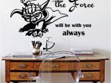 Star Wars Wall Mural Art Decal Wall Decal Jedi Master Yoda Star Wars Quote Remember the