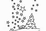 Stars In the Sky Coloring Pages Clear Winter Night Sky with Million Of Stars Coloring Page