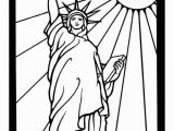 Statue Of Liberty Coloring Page Easy Line Drawing Statue Liberty at Getdrawings