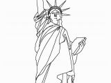 Statue Of Liberty Coloring Page Easy Statue Of Liberty Coloring Page