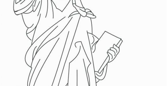 Statue Of Liberty Coloring Pages for Kindergarten Statue Liberty Coloring Pages for Kindergarten at