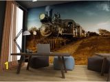 Steam Train Wall Mural Steam Train Wall Mural Peel & Stick Wall Fabric Material